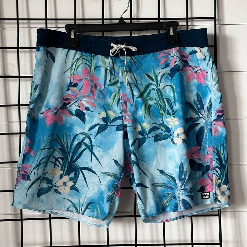 Billabong Recycler‎ Sundays Pro Board Shorts Mens 36 Coastal Blue Surf